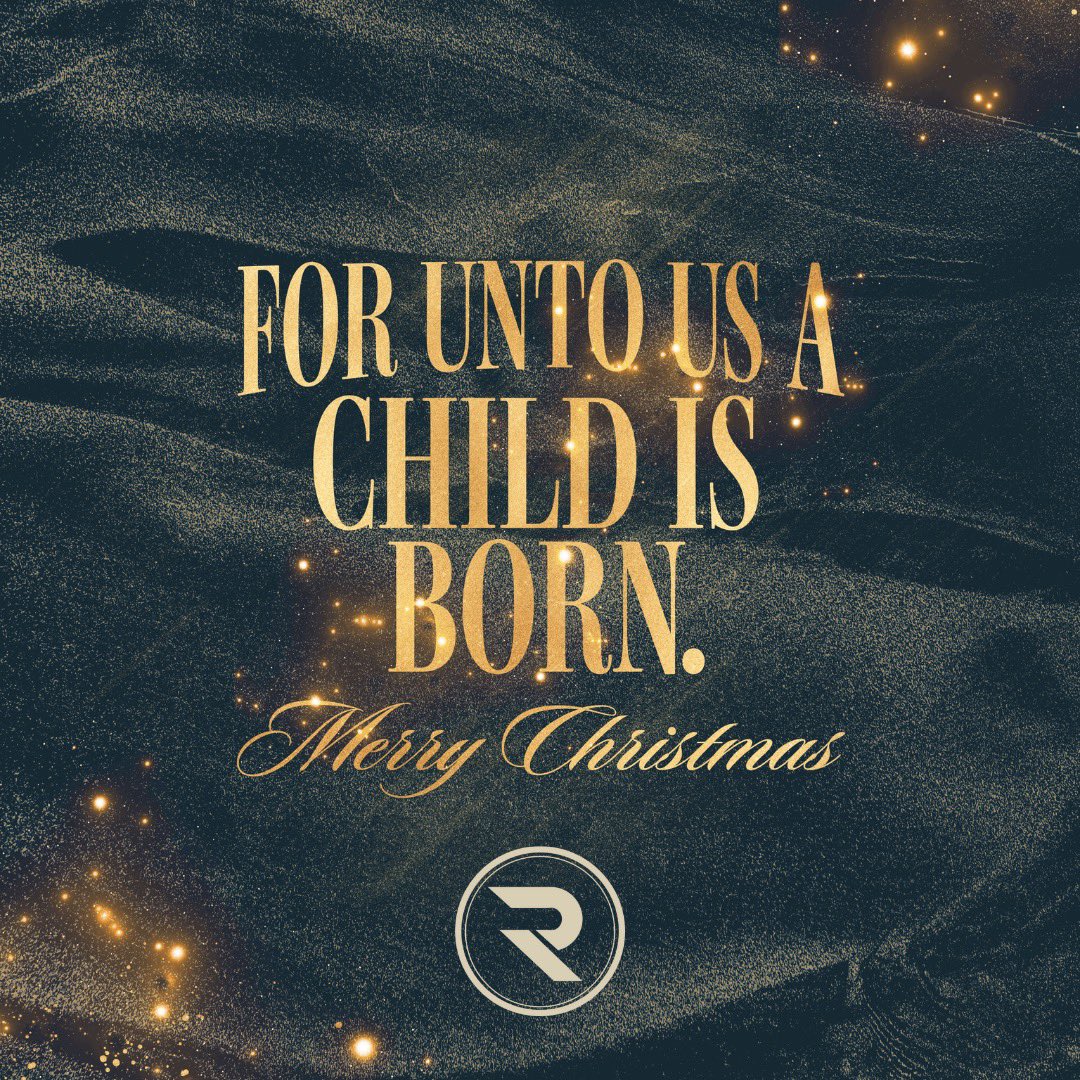 Merry Christmas! 🎄 ”For a child is born to us, a son is given to us. The government will rest on his shoulders. And he will be called: Wonderful Counselor, Mighty God, Everlasting Father, Prince of Peace.“ - Isaiah 9:6 NLT #gracehopejesus #duuuvall #rivertown
