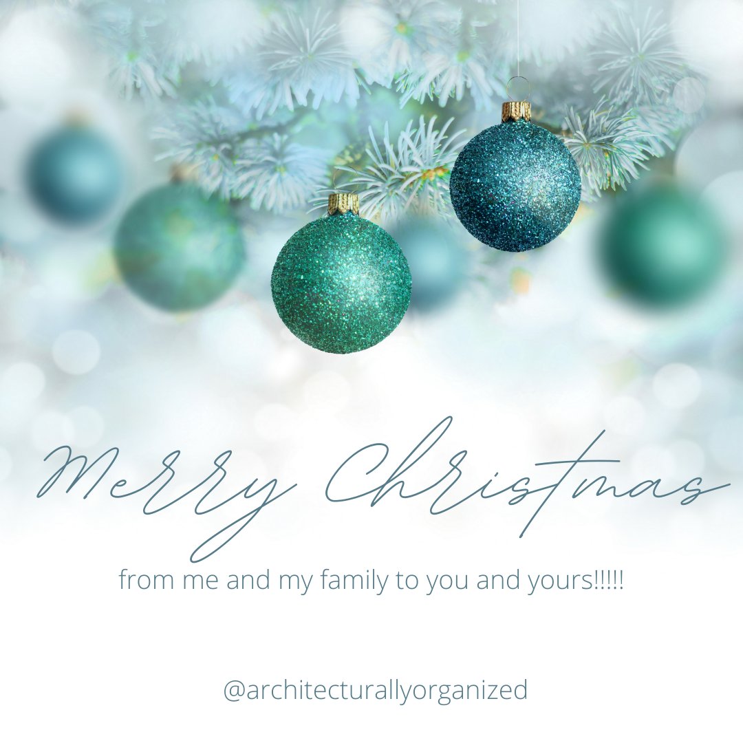 Arch_Organized's tweet photo. It's the final day of the 25 Days of Christmas Countdown!! Merry Christmas from Architecturally Organized! #architecturallyorganized #holidayorganizing #organizingforchristmas #organizedfortheholidays #professionalorganizer #homeorganizer #gettingorganized https://t.co/jNsqaUVflv