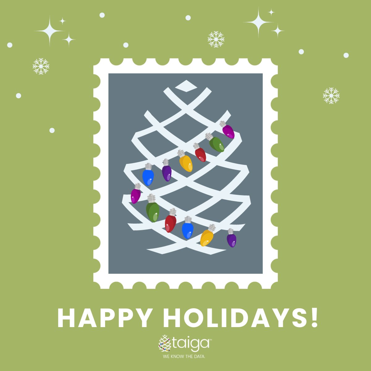 On the twelfth day of insights, Taiga gave to me ... warm holiday wishes joyfully! Happy Holidays from our team to yours. 
#12DaysOfTaiga #HappyHolidays
