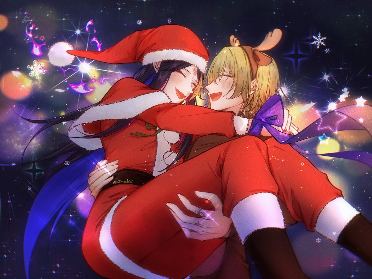 "Finally caught u, my own santa"💛💜🎅✨

#mafiyami #lucashu