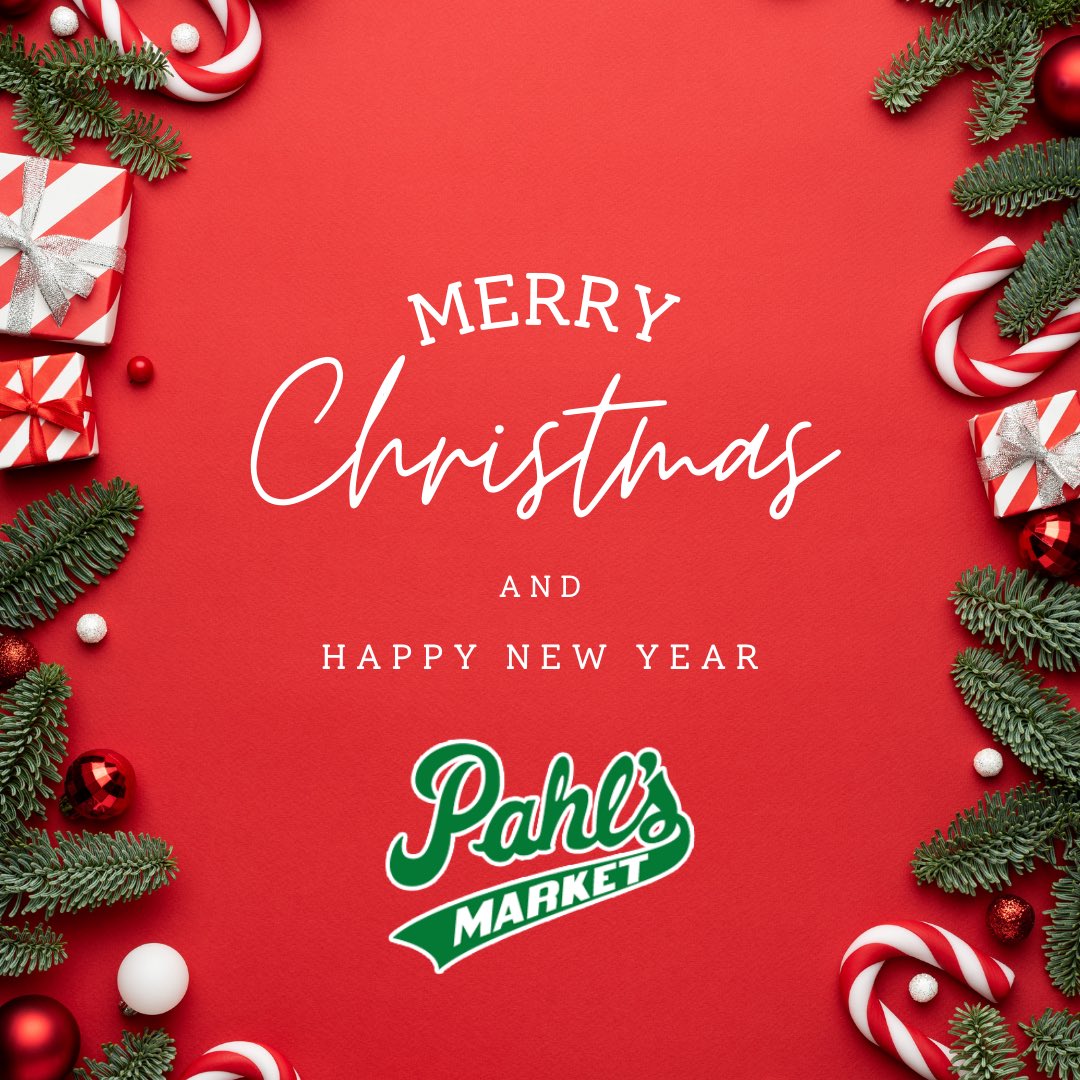 Merry Christmas and Happy New Year from all of us at Pahl’s Market!

pahls.com

#shoppahlsmarket
