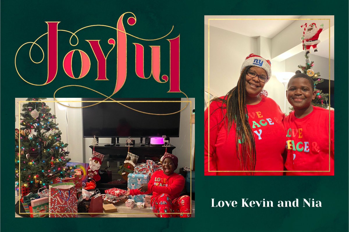 Happy Christmas 🎅🏾 from my little and I.