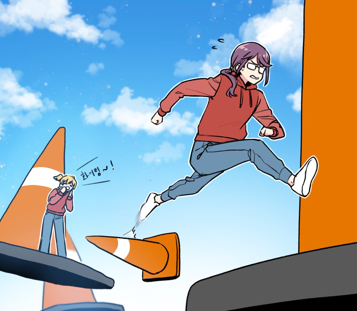 트친들이랑 온리업하다 제일먼저 리타이어한 패널티 연성