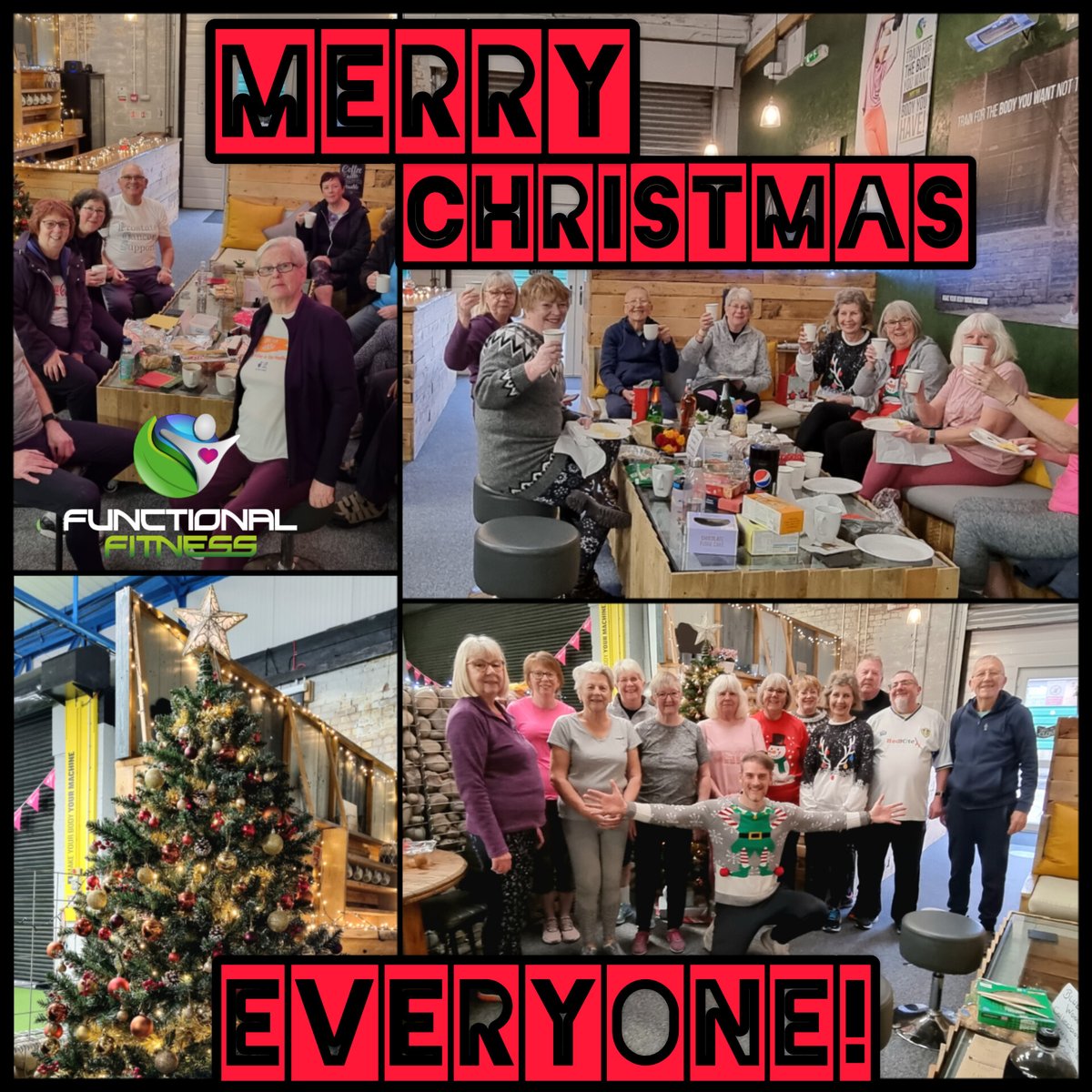 MERRY CHRISTMAS EVERYONE!

We hope you enjoy the festive break and we look forward to welcoming you back very soon 💪🎄🎄🎄🎄🎄🎄🎄🎄🎄🎄🎄

With Love from the FUNCTIONAL FITNESS Family...

functionalfitnesstrx.co.uk 
#christmas2023 #personaltrainer #exercisespecialists #rotherham