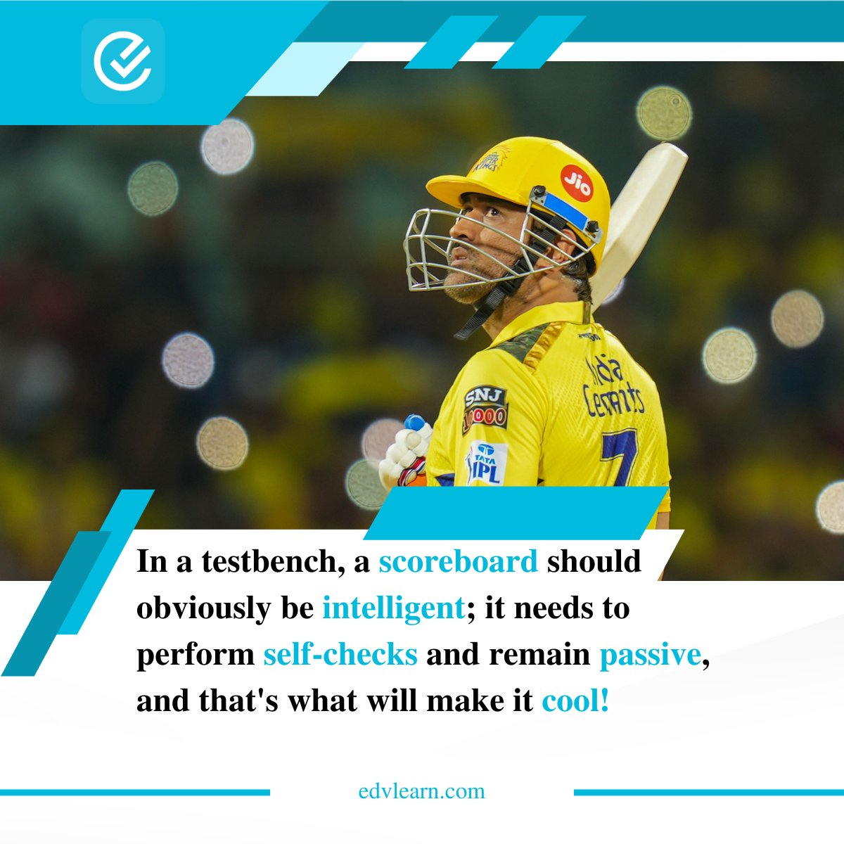 edvlearn's tweet photo. Scoreboards in testbenches: Stay cool, stay intelligent!
#Testbenches #scoreboardoard #Edvlearn #dhoni #ThalaDhoni #MSDhoni𓃵 https://t.co/Z7wUr6qf6N