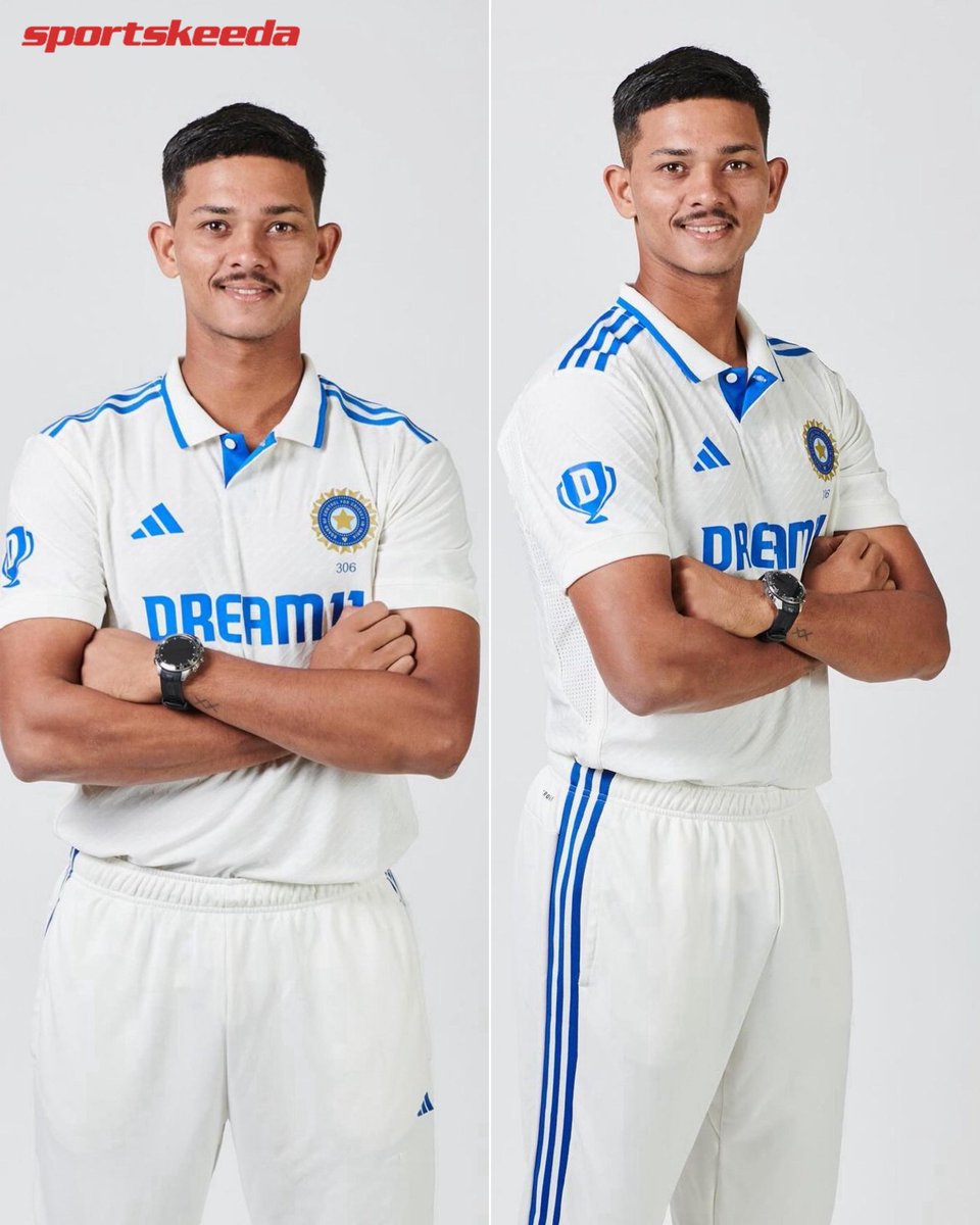 Sportskeeda's tweet photo. Yashasvi Jaiswal is ready for the South Africa Tests. 🏏

📷 : Yashasvi Jaiswal 

#Cricket #Jaiswal #India #SAvIND https://t.co/tKPJZ2KDY1