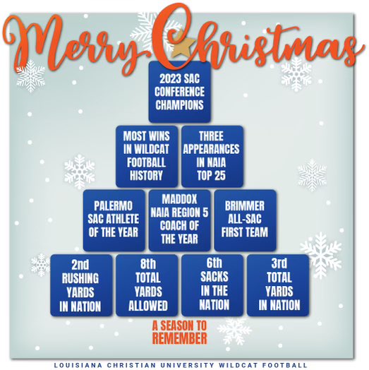 Thanks <a href="/LC_University/">Louisiana Christian University</a> for the love💚