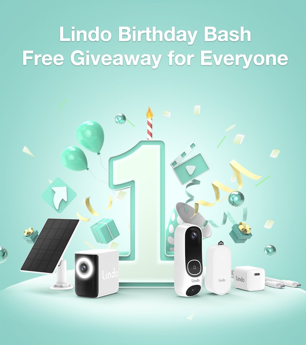 🎉 Join the Celebration: Lindo's Birthday Party!🎉
📸 Share your video clips captured by Lindo device, and get the gift from Lindo!
Learn More about the Party: lindolife.com/pages/lindos-b…

#CapturedbyLindoCamera #HappyBirthdayLindo