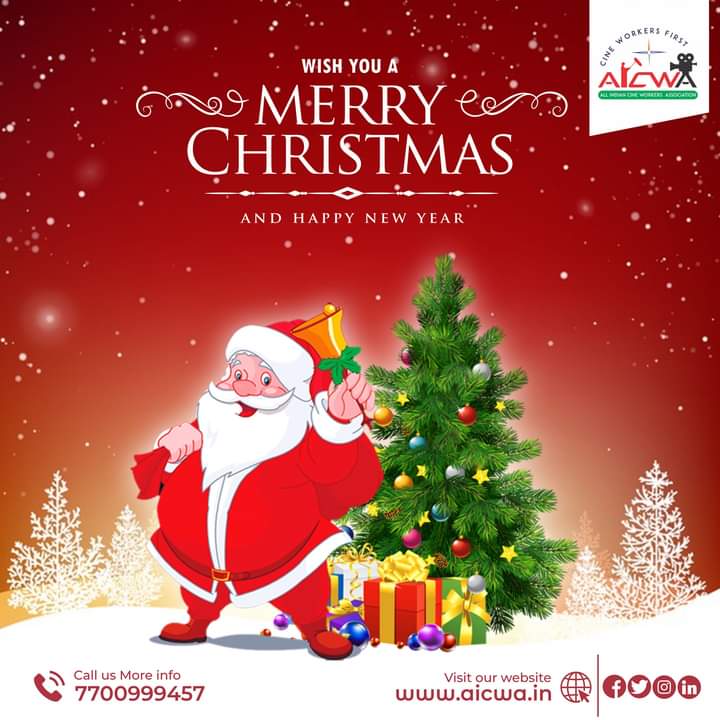 Merry Christmas !!

| #MerryChristmas | #MerryChristmas2023 | #AICWA | #AllIndianCineWorkersAssociation | #Bollywood | #Tollywood | #FilmIndustry | #IndianCinema | #IndianFilmIndustry | #Christmas |