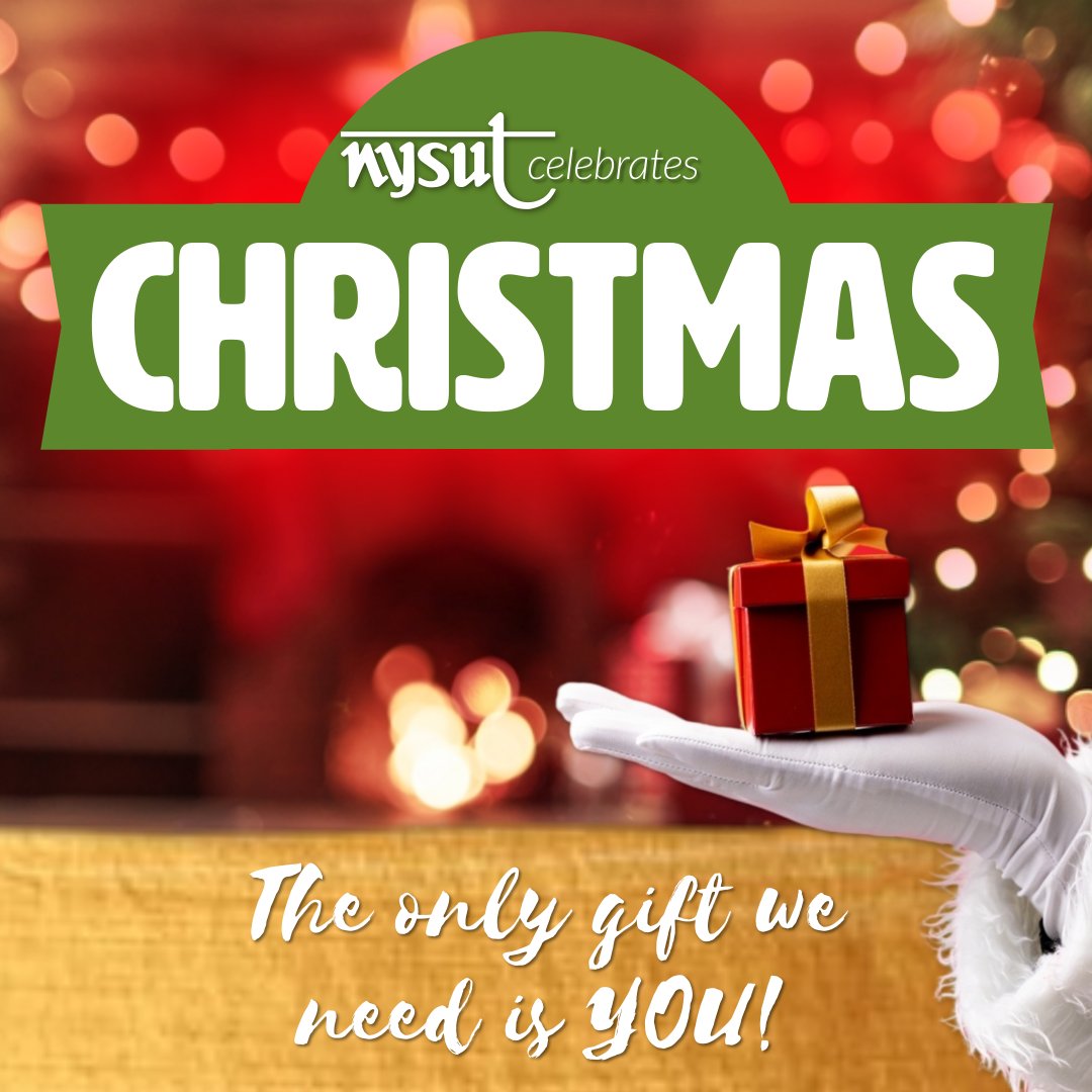 Merry #Christmas from NYSUT! If you’re celebrating, we hope you’re surrounded by loved ones for a cheerful holiday.