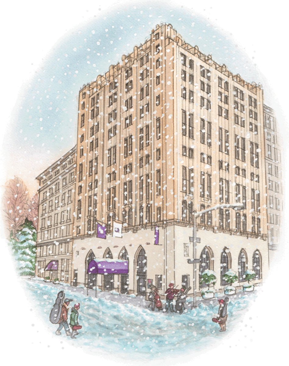 Season’s greetings from NYU Steinhardt and best wishes for a happy and healthy New Year. 💜❄️🎆