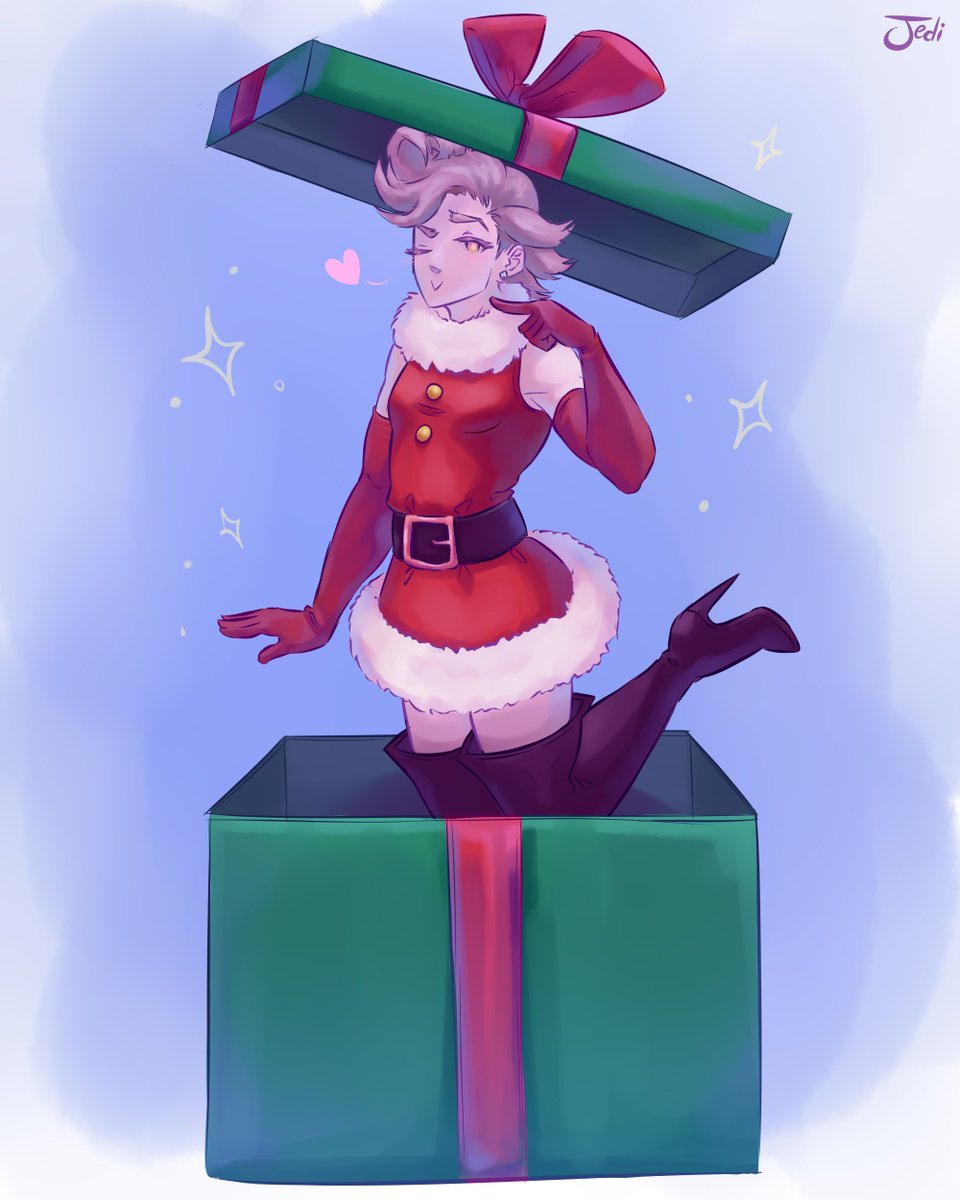 Jedimessy's tweet photo. Merry Christmas everyone~! ✨️✨️ My present for you is. Ringabel https://t.co/WtiCDeJ7Pt