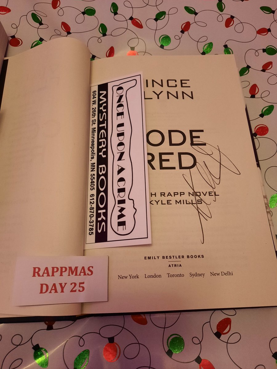 Vince Flynn Fans (@vinceflynnfans) on Twitter photo #RAPPMAS DAY 25!!!!!
For the final giveaway, we have a signed copy of #CodeRed by <a href="/KyleMillsAuthor/">Kyle Mills</a> !!
To enter, simply REPOST this post!
And just like that, another Rappmas has passed. Thank you for your participation!!
#HappyRappmas #RappyHolidays Merry Christmas!!! #RAPPMAS DAY 25!!!!!
For the final giveaway, we have a signed copy of #CodeRed by <a href="/KyleMillsAuthor/">Kyle Mills</a> !!
To enter, simply REPOST this post!
And just like that, another Rappmas has passed. Thank you for your participation!!
#HappyRappmas #RappyHolidays Merry Christmas!!!