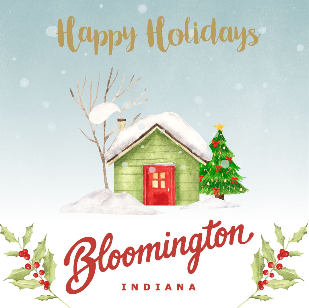 Happy Holidays from Visit Bloomington! ☃️