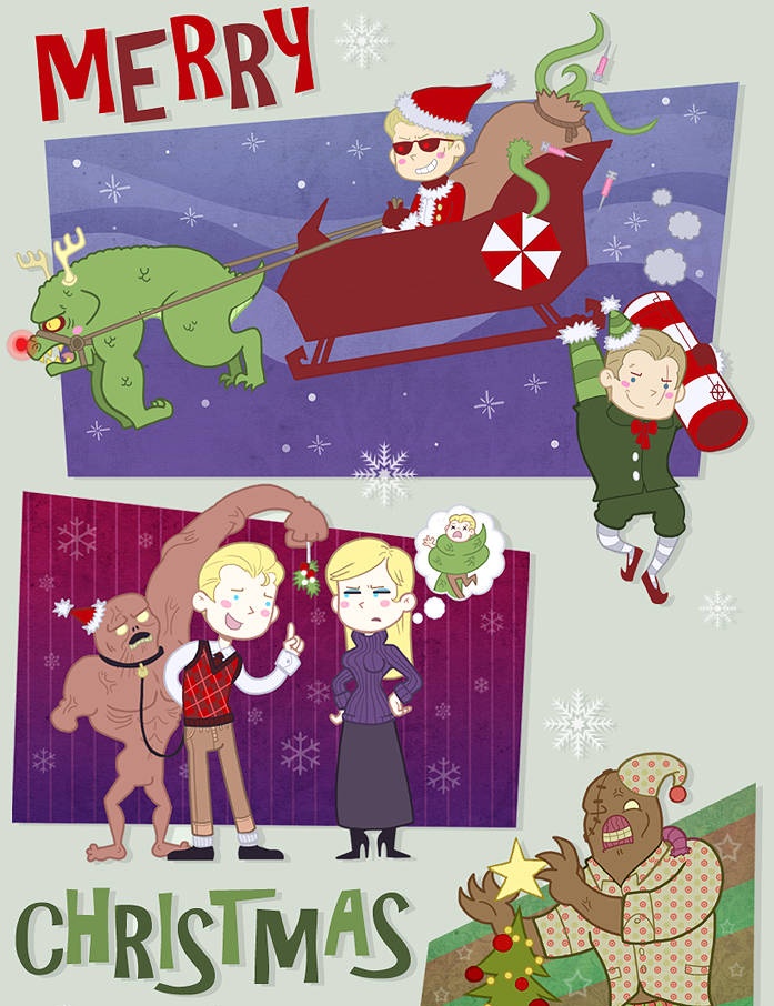 lutzner8's tweet photo. ¡FELIZ NAVIDAD! 🎄
MERRY CHRISTMAS! 🎁
JOYEUX NOËL! 🥳

#Xmas #FelizNavidad #xmasgames #ResidentEvil #residentevilcodeveronica #xmashorror #umbrella #capcom #codeveronica #xmasterror #horror #videojuegos #Biohazard https://t.co/L7YrG5JVTf