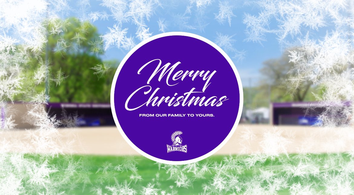 From the Winona State Softball Family to yours!  Merry Christmas and Happy Holidays 💜🎄
