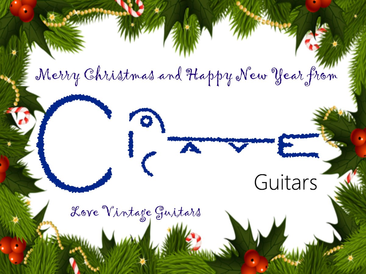 Wishing everyone out there a very Merry Christmas from CRAVE (Cool & Rare American Vintage Electric) Guitars. craveguitars.co.uk Truth, Peace, Love and Music Love Vintage Guitars ❤️🎸