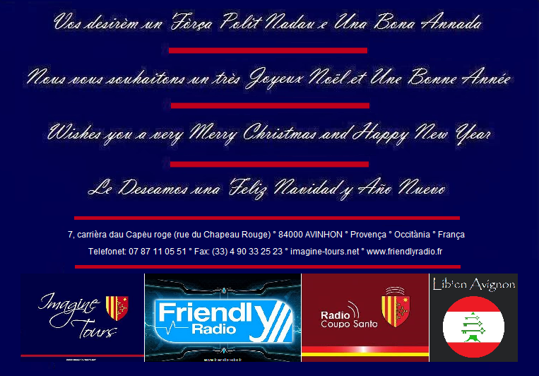 Imagine_Tours's tweet photo. Polit Nadau e Bona Annada / Joyeux Noël et Bonne Année / Merry Christmas and Happy New Year / Feliz Navidad y Año Nuevo

https://t.co/ZrXCHt3FE7 https://t.co/ZYb1a81Uqc