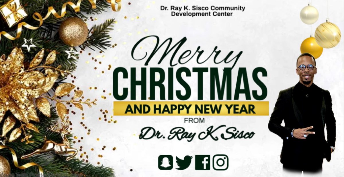 Merry Christmas and may this day be filled with the love of Christ amplified through the tangibility of all near and far! Love Dr. Ray K. Sisco and Family!!! #DrRayKSisco #drks #Christmas2023