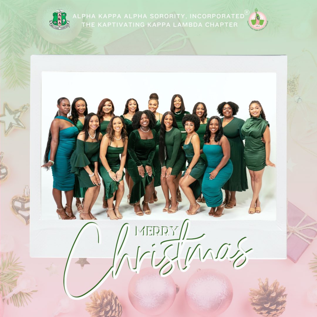 Merry Christmas from the Kaptivating Kappa Lambda Chapter!🎄💕

#aka1908 #KeepingUpWithKL