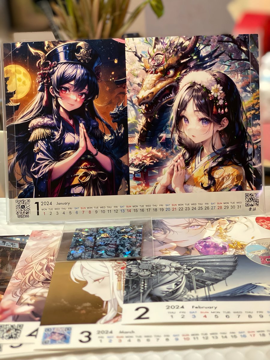 素敵なクリエイターさん達のカレンダーが無事届き飾ってみました✨️
カッコイイシールもありがとうございます⸜(๑⃙⃘'ᵕ'๑⃙⃘)⸝⋆︎*テンションもあがります♡
来年1月から早速使いますね⸝⸝⸝♡