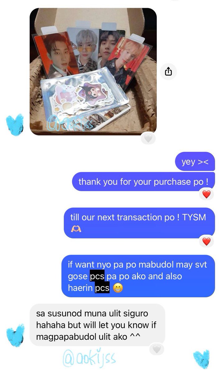 💌 ─  #aokisents #aokimails