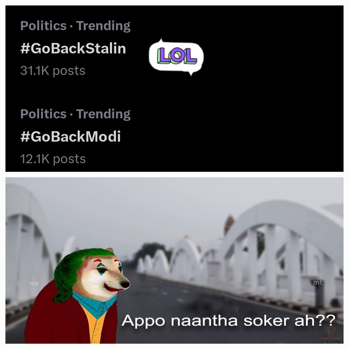 SanghiPrince's tweet image. அடேய் DMK IT wing...
என்ன முக்குனாலும் நடக்காது ராசா😂 #GoBackStalin