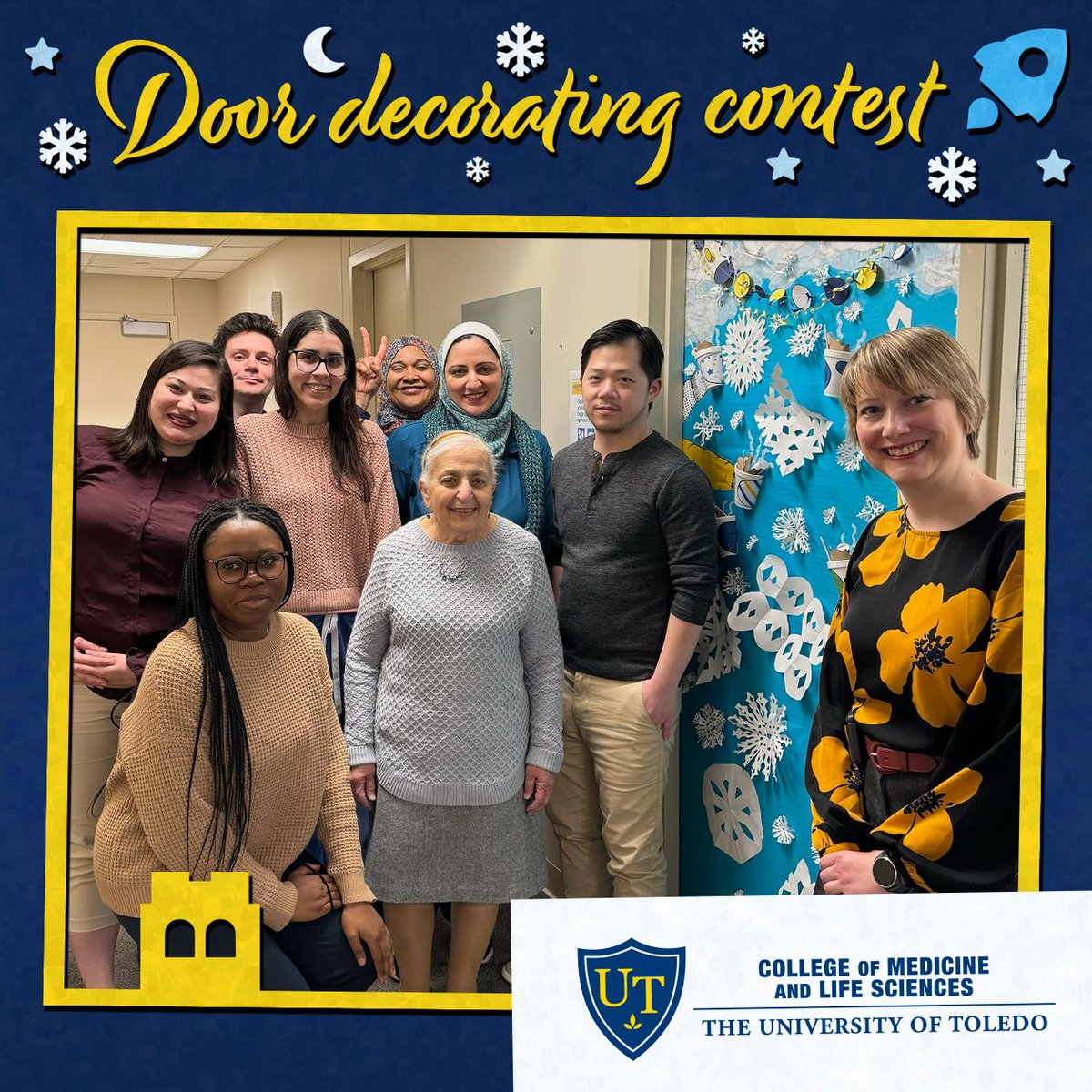 UToledo Medicine (@utoledomed) on Twitter photo Thanks to everyone who participated in our 2023 Holiday Door Decorating Contest and helped add some holiday cheer to our hallways and offices around campus, including <a href="/ut_pathology/">UToledo Pathology</a>! This year’s theme was "Rocky's Wellness Wonderland."
#UToledoMed Thanks to everyone who participated in our 2023 Holiday Door Decorating Contest and helped add some holiday cheer to our hallways and offices around campus, including <a href="/ut_pathology/">UToledo Pathology</a>! This year’s theme was "Rocky's Wellness Wonderland."
#UToledoMed