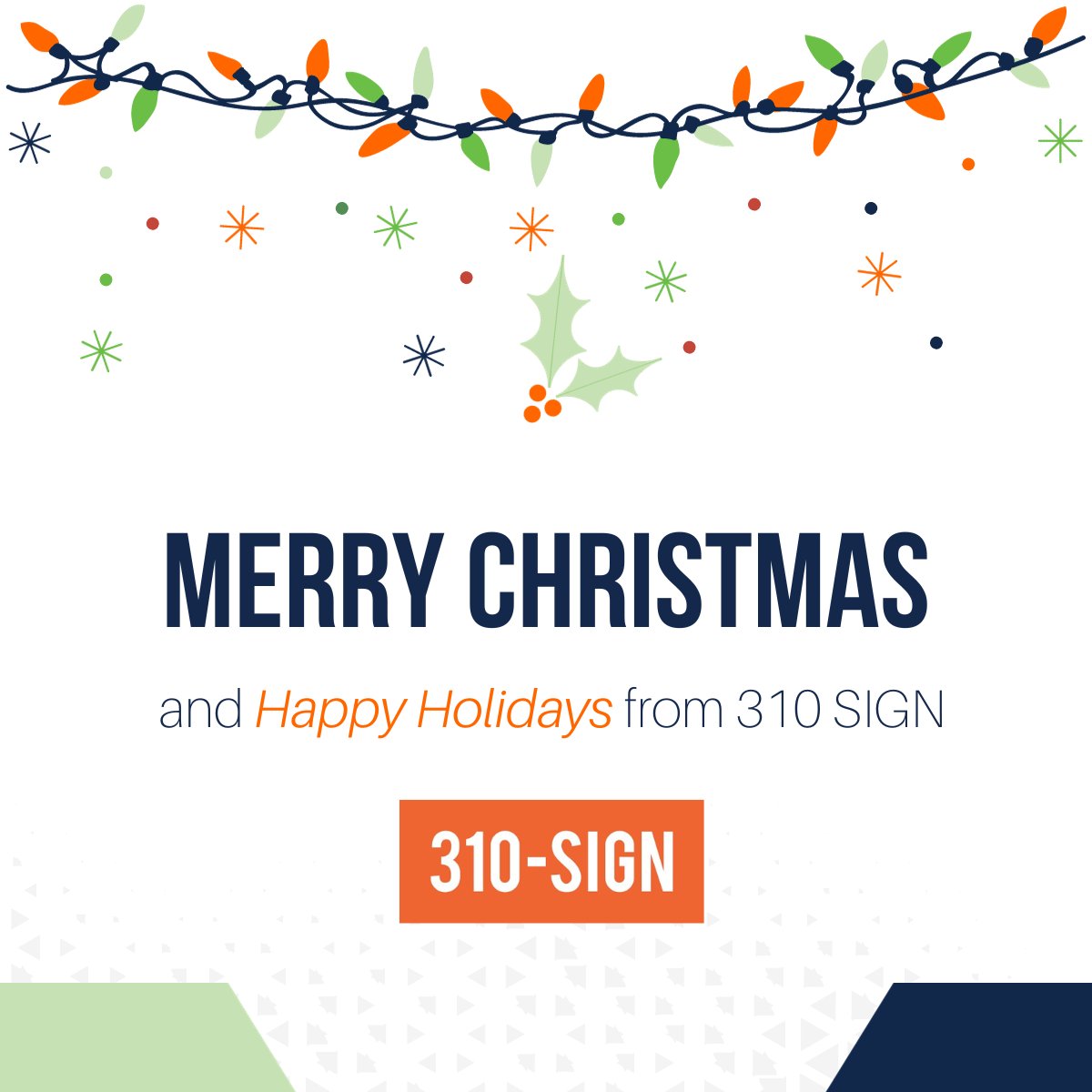 310signca's tweet photo. Merry Christmas from 310-SIGN | https://t.co/a1TT3adi61 https://t.co/l1o0FYCpcR!  Wishing you a holiday season filled with smooth drives, green lights, and stress-free journeys. 🌟 May your road be paved with joy and your signals always in your favor. https://t.co/PVc0WCDUeQ