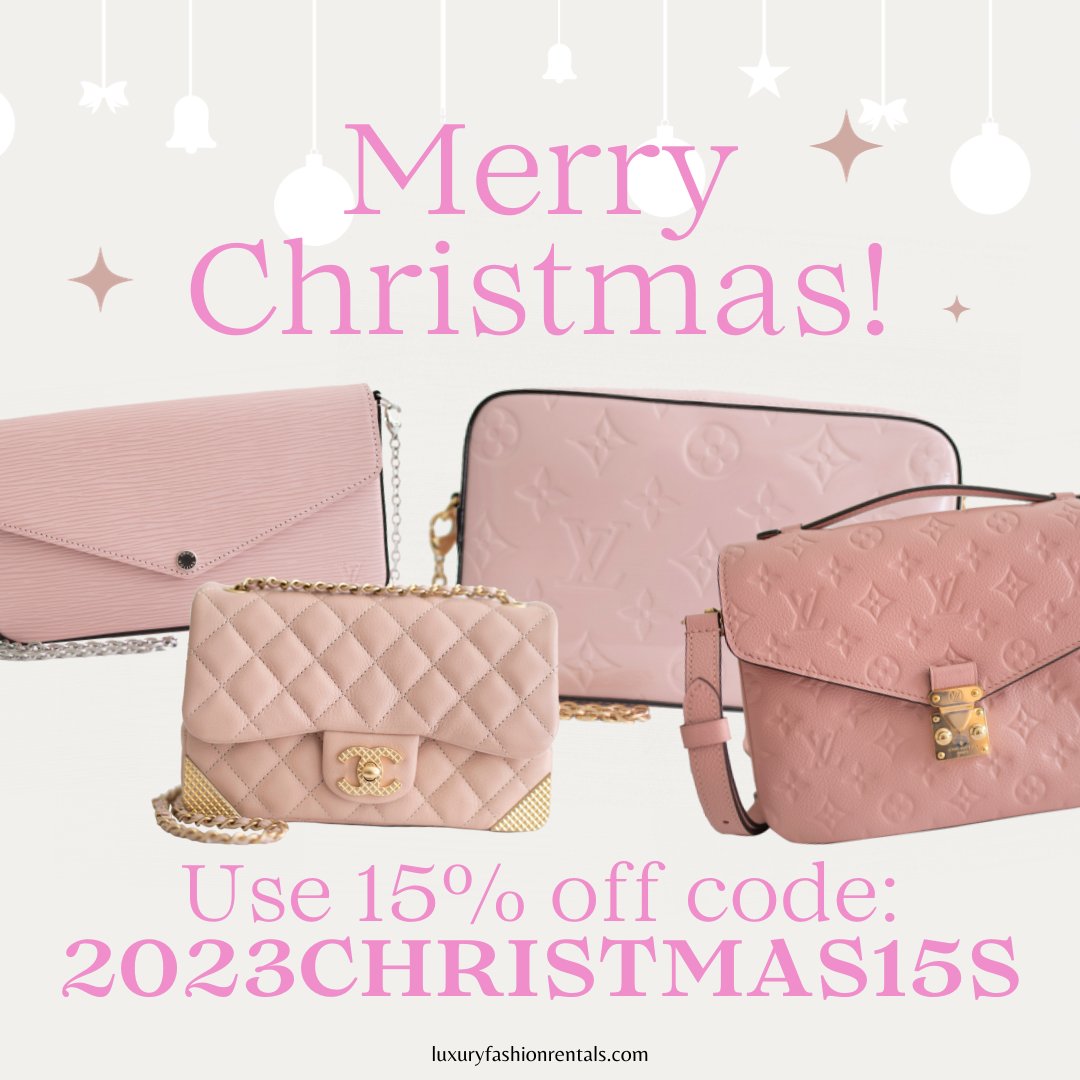 Merry Christmas! Celebrate the holidays with 15% off code: 2023CHRISTMAS15S 🎅✨
.
#handbagstyle #bagaddict #handbagaddict #handbag #lvbags #guccibags #bagcrush #lvxury #bagoftheday #baglover #pursecollection #purseforum #bagporn #handbagquotes #luxuryfashionrentals