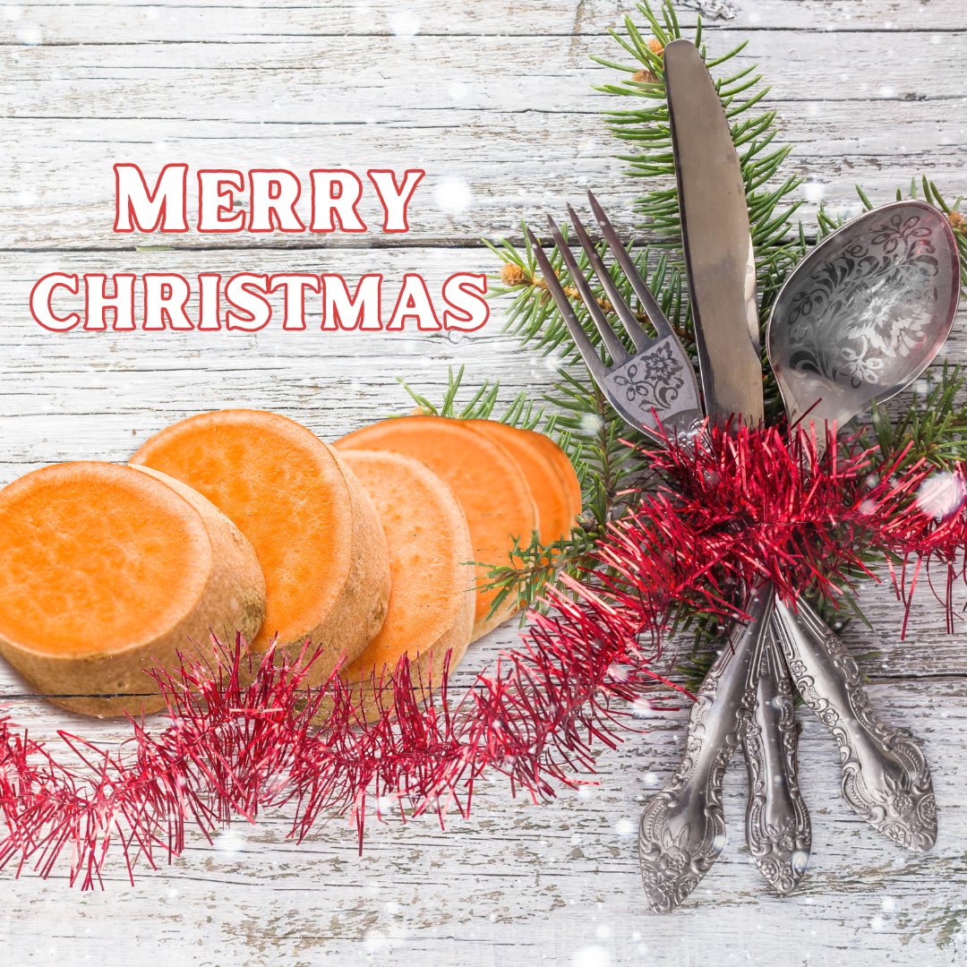 Merry Christmas! 🎄We hope your stocking is filled with sweet goodies and your tree is surrounded by presents you’ll treasure! 🎁

#ncsweetpotatoes #sweetpotatoes #christmas #merrychristmas #celebrate #holidays