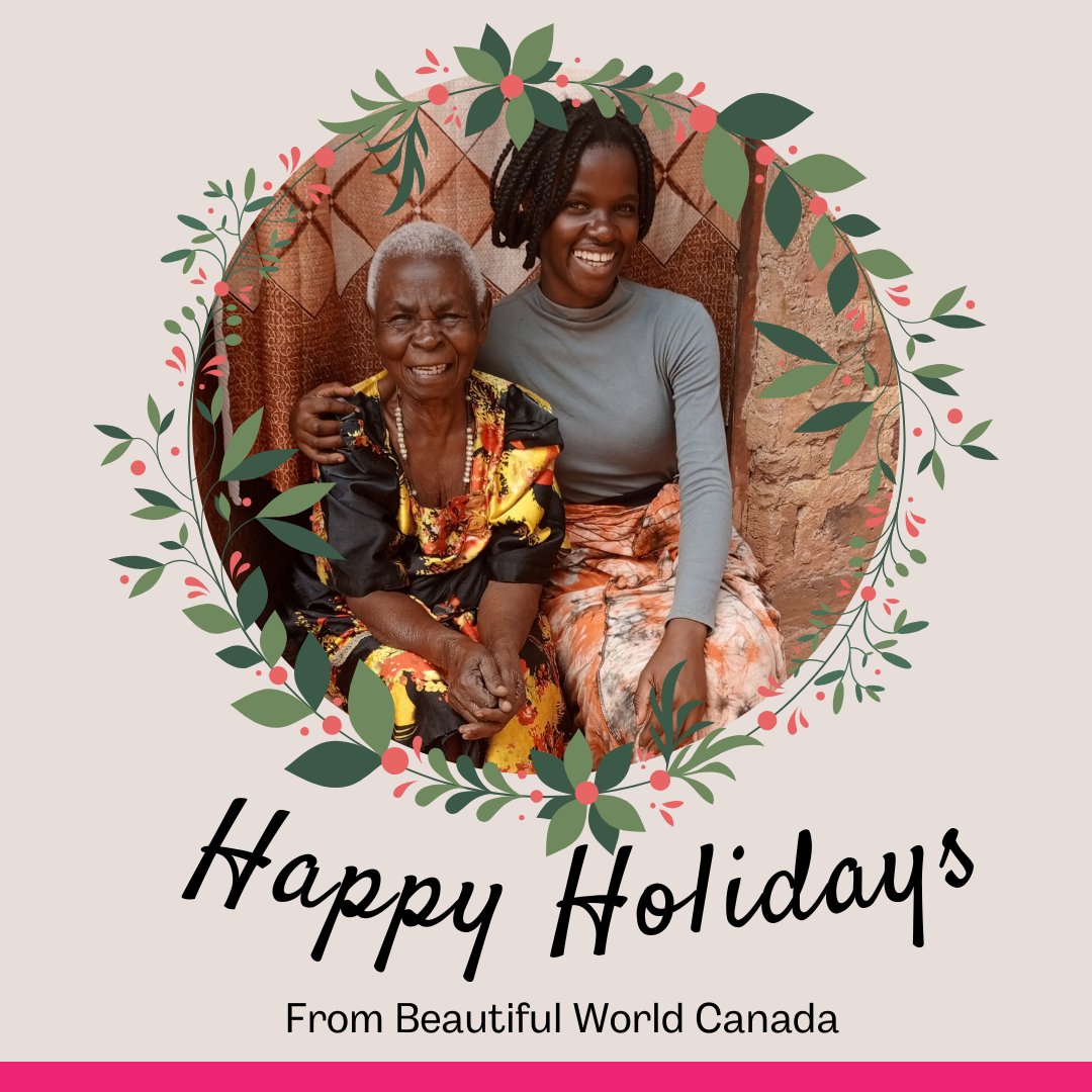 Happy Holidays from BWC!🎄✨ This holiday season, make a meaningful impact, give the gift of hope and education. Receive a tax receipt when you donate before December 31st. ❤️Wishing you Happy Holidays filled with warmth and goodwill! #HappyHolidays #BeautifulWorldCanada #donate