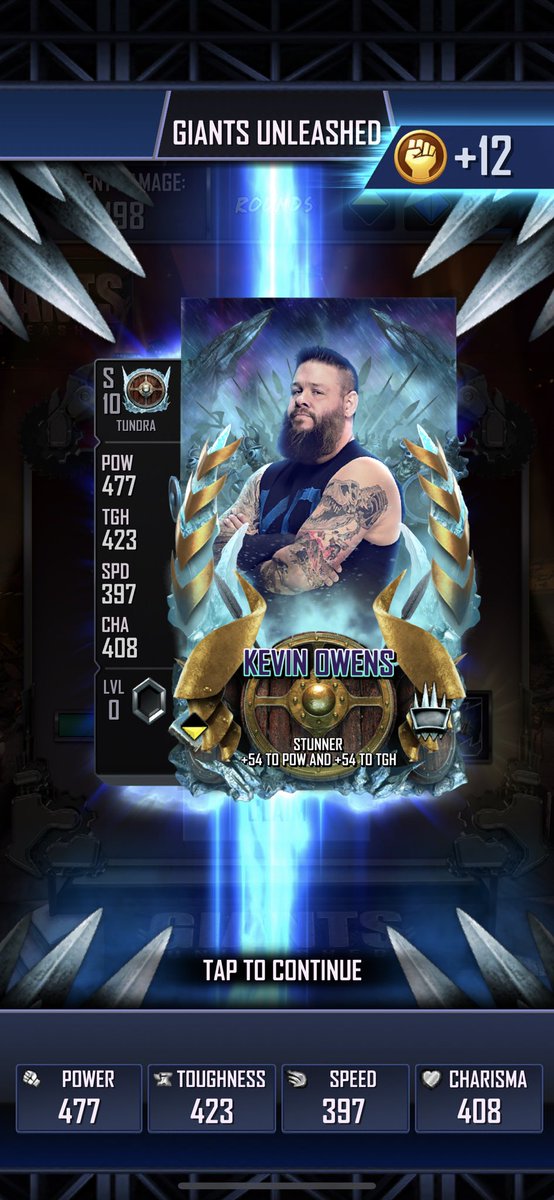 PrettyloveGod25's tweet photo. Finally done ✅ #WWESupercard https://t.co/oPvvMayhGr