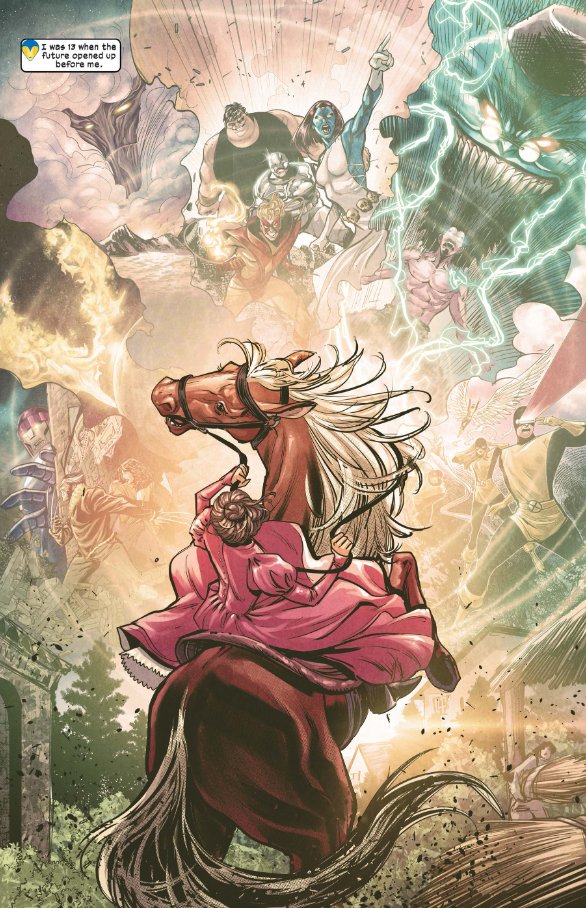 AustinGorton's tweet photo. 359 - Year 60 Fun Fact: Immortal POV
Every issue of Immortal X-Men is told from the perspective of a different member of the Quiet Council, with narrative captions written from the featured character's POV.
#2022XMen #60YearsOfX #XMen60 #Xmen https://t.co/I3eDWCC4XR