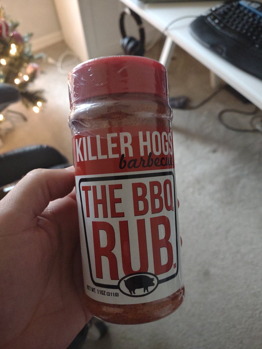 Merry Christmas everyone. 
@HowToBBQRight now what to use this on. To many things going through my mind.