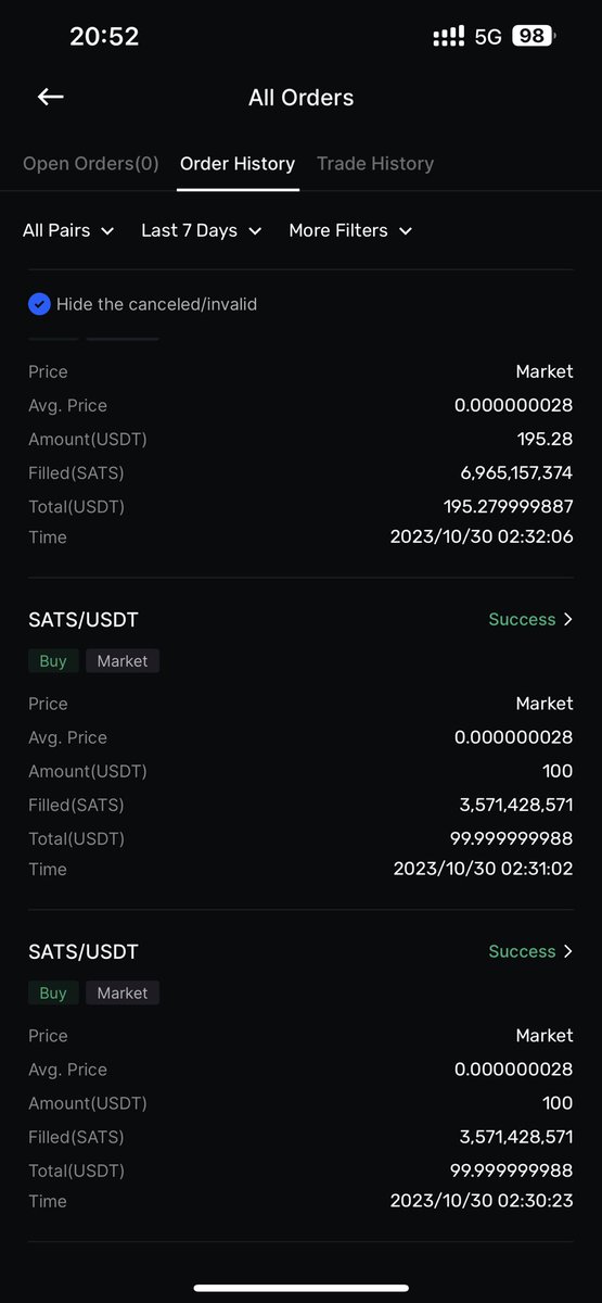 cang_jin_kong's tweet image. #BRC20 #BRC20代幣 #BRC20铭文 

$csas 还只是个娃娃～

突然想到老衲湾湾交易所里面还有100u按量买入的 $sats 现在还有36X

唯一想拿的住的 就是买了 然后忘记它