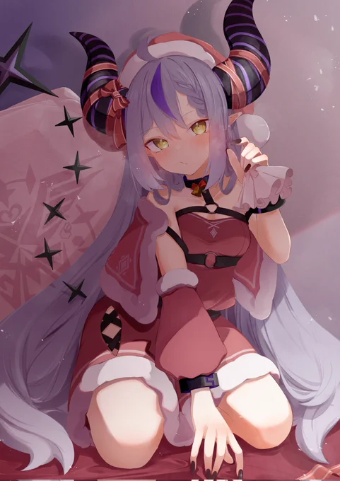 『クリスマスラプ様』#laplus_artdesu 