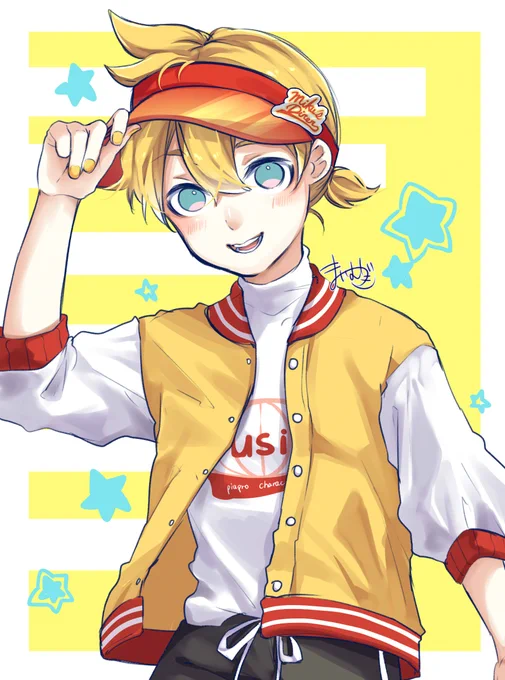 私が描いたレン君少なすぎた…#鏡音レン #VOCALOID 