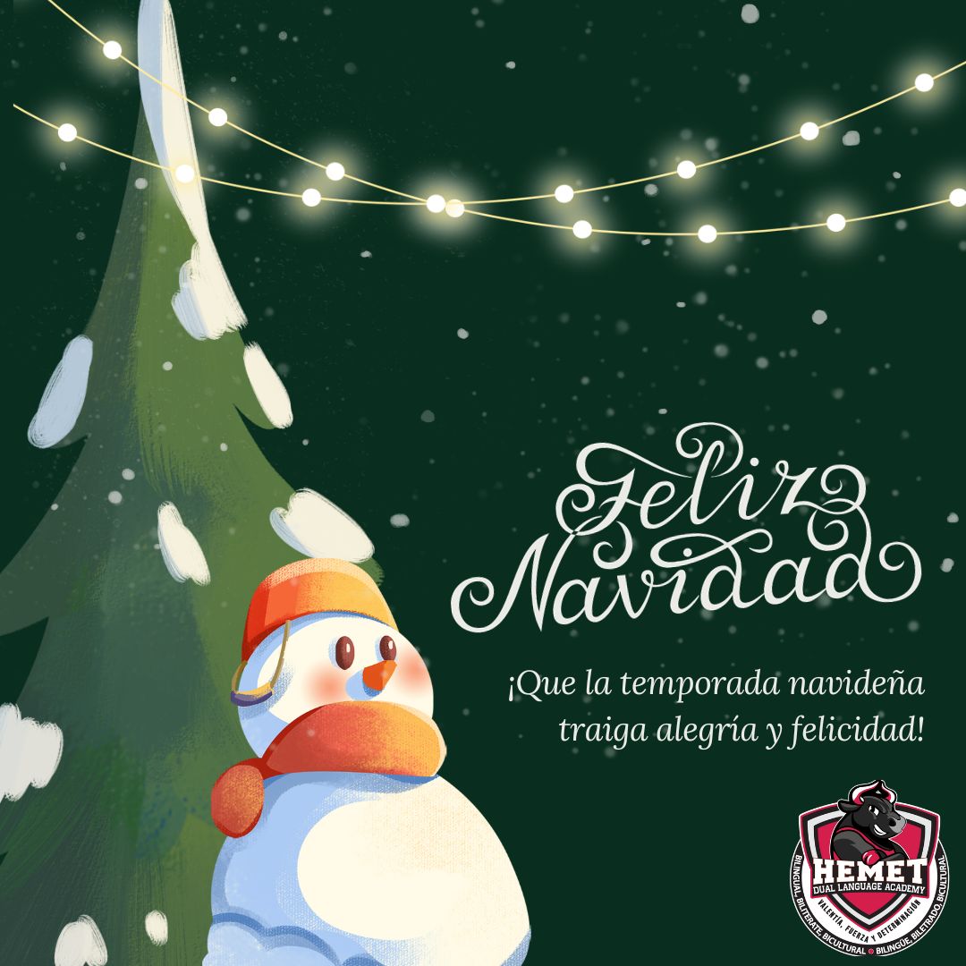 Warm wishes to you and yours…Happy Holidays!
#HDLAtoros
#TheHUSDway