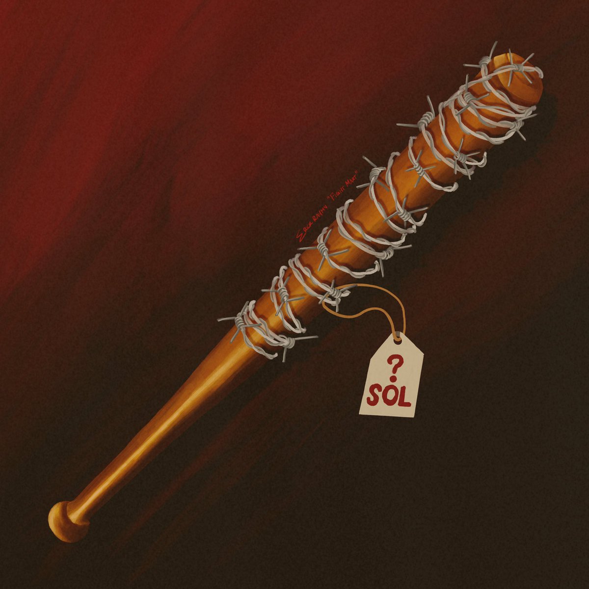 erick_raymn's tweet photo. New drop on @exchgART @solana !

1/1 series "FightMart" , a digital painting of fighting weapon.
2 pieces already on auction now, reserve price 0,5 sol.

#SOLANAart #SolanaNFT #SolanaNFTs 

Link below ⬇️⬇️⬇️ https://t.co/90rUegDClK