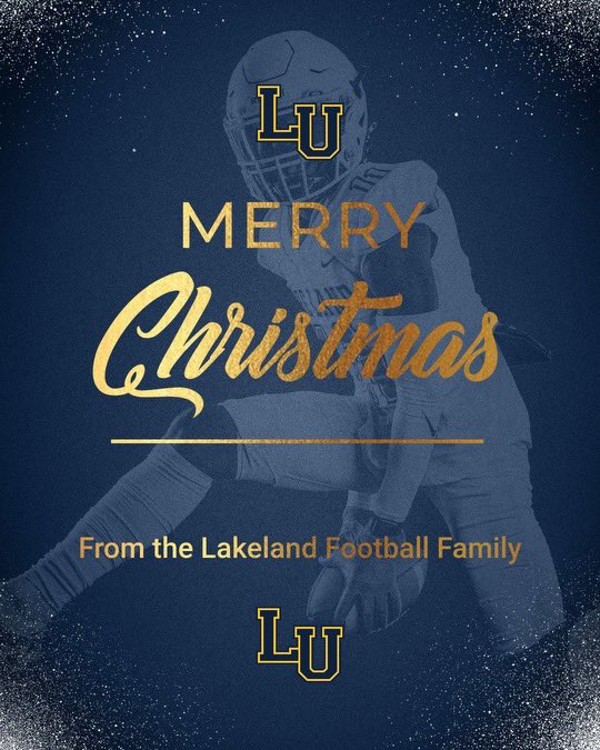 Lakeland Football (@LUMuskieFB) on Twitter photo 2023-12-25 16:10:04
