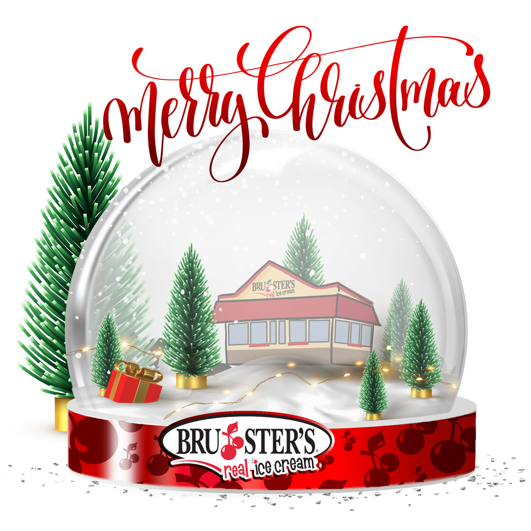 Wishing you a day filled with love, laughter, and the sweetest moments with those you hold dear. 🎁 May your Holidays be merry, bright, and absolutely delicious! #brusters #brustersicecream #brustersrealicecream #brustersfresh #wearebrusters #brustersfavs