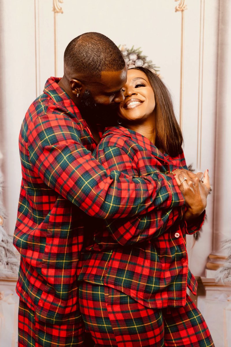 Merry Christmas from me and my fiancé! Wish you and your family a blessed and happy holiday season! #Christmas #ThisChristmas #HappyHolidays2023