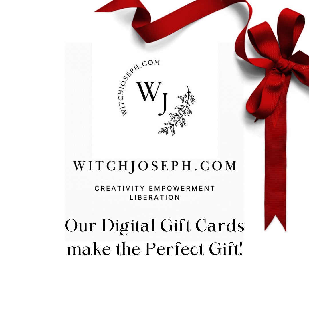 Forgot someone on your list?  It’s a great day for gifts cards
#perfectgift #lastminutegifts #witch #witchjoseph