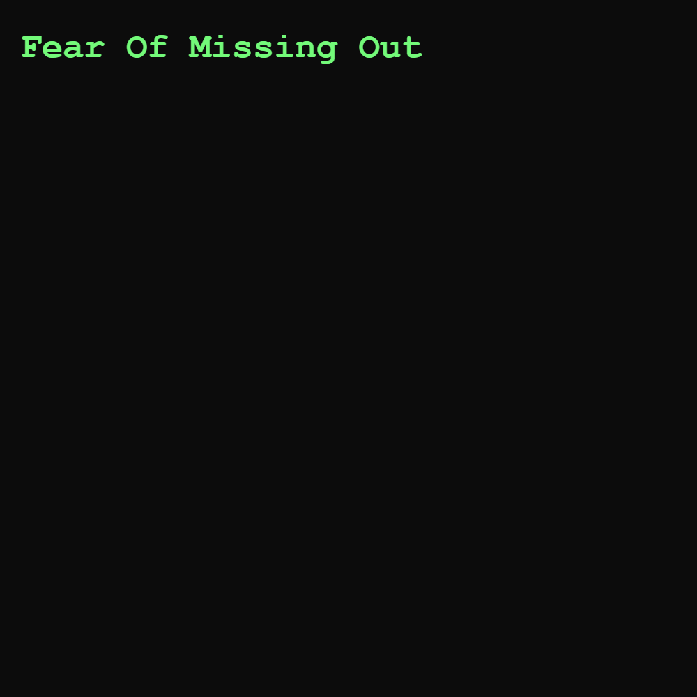 FOMO is real!

minted by hantown.eth