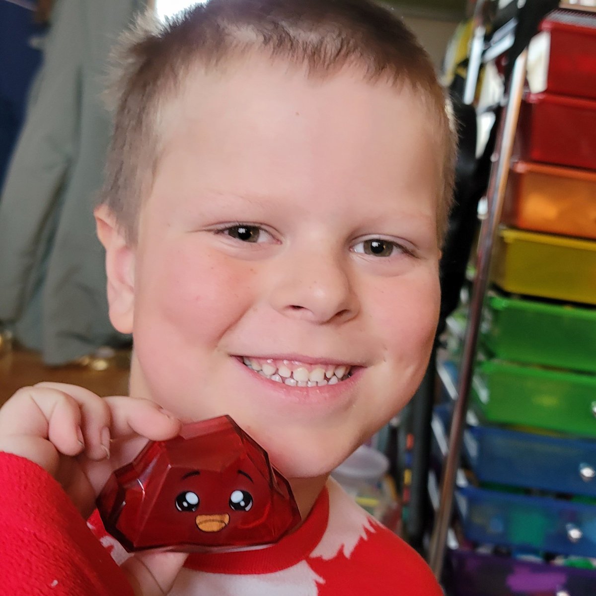 NicholasJon_'s tweet photo. @Lankybox my son just pulled this ruby rocky on his first mini foxy box ever! He just had to tell you, he is so very excited. https://t.co/rOciVNRt5a