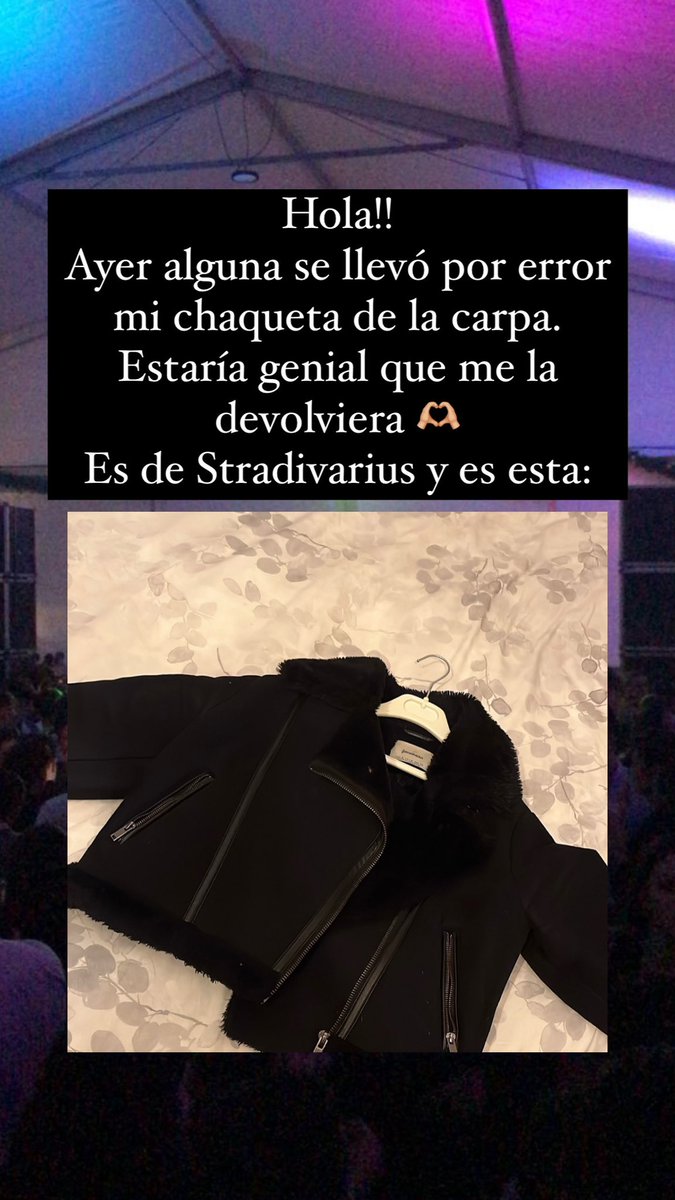 AngelaM_33's tweet photo. Si te has confundido y tienes una chaqueta que no es tuya, es mía. Se una tía maja y devuélvemela.

Gracias!!!! 🫶🏼🫶🏼🫶🏼🫶🏼🫶🏼🫶🏼🫶🏼🫶🏼 https://t.co/nq9zwUajSK