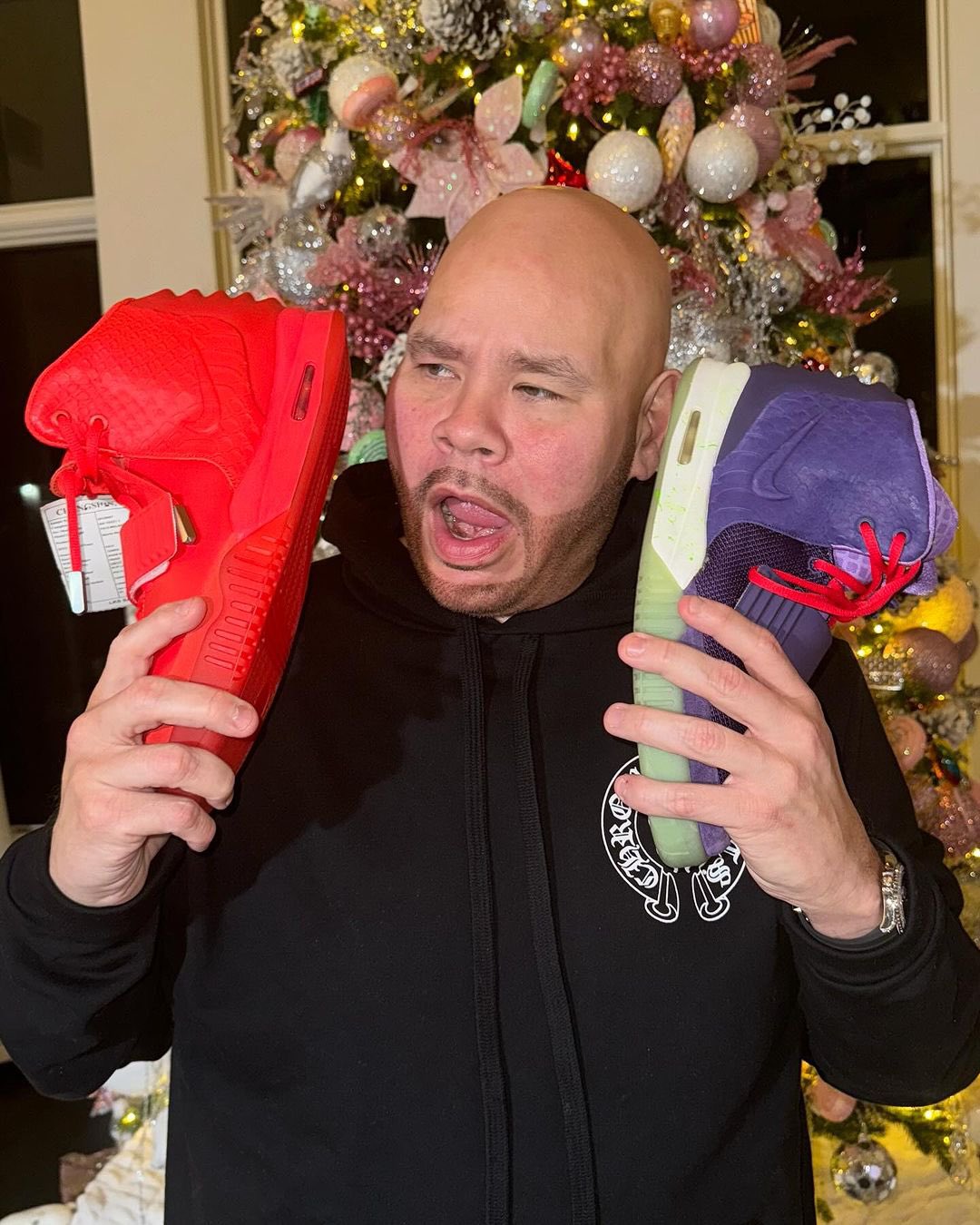 Nice Kicks on X Cheetah and Red October Nike Air Yeezy 2 samples fatjoe doesn t play fair https t THELA7l8ng X