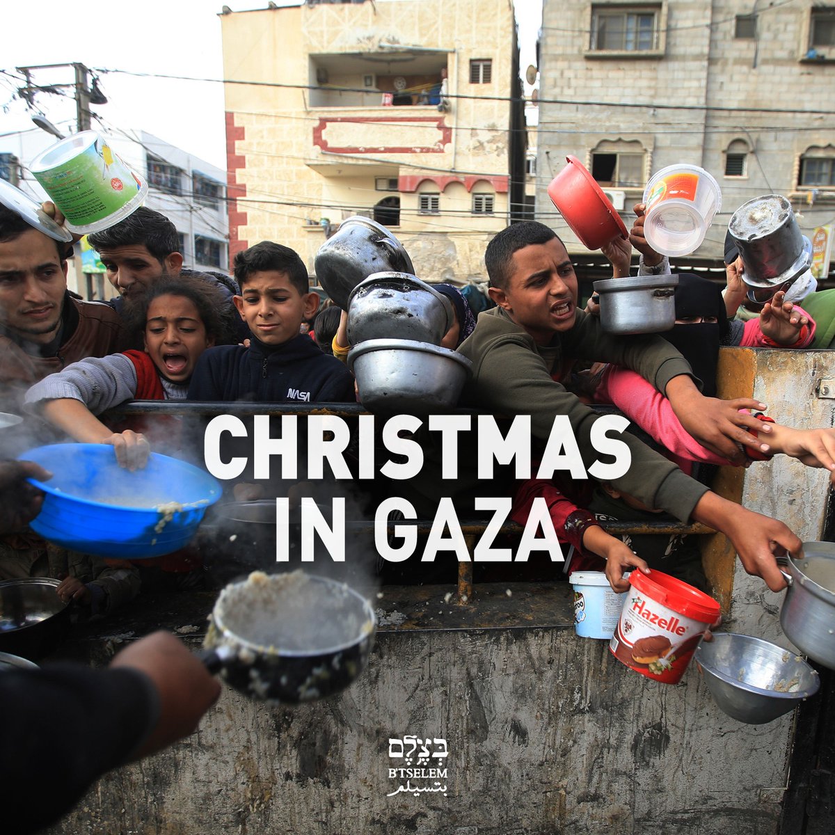 btselem's tweet image. The  catastrophe in Gaza is worsening unimaginably by the minute. For 80  days, Israel has prevented the entry of vital supplies – fuel, food,  water and medicine – into Gaza. It is intentionally leaving people  starved and without water. &amp;gt;