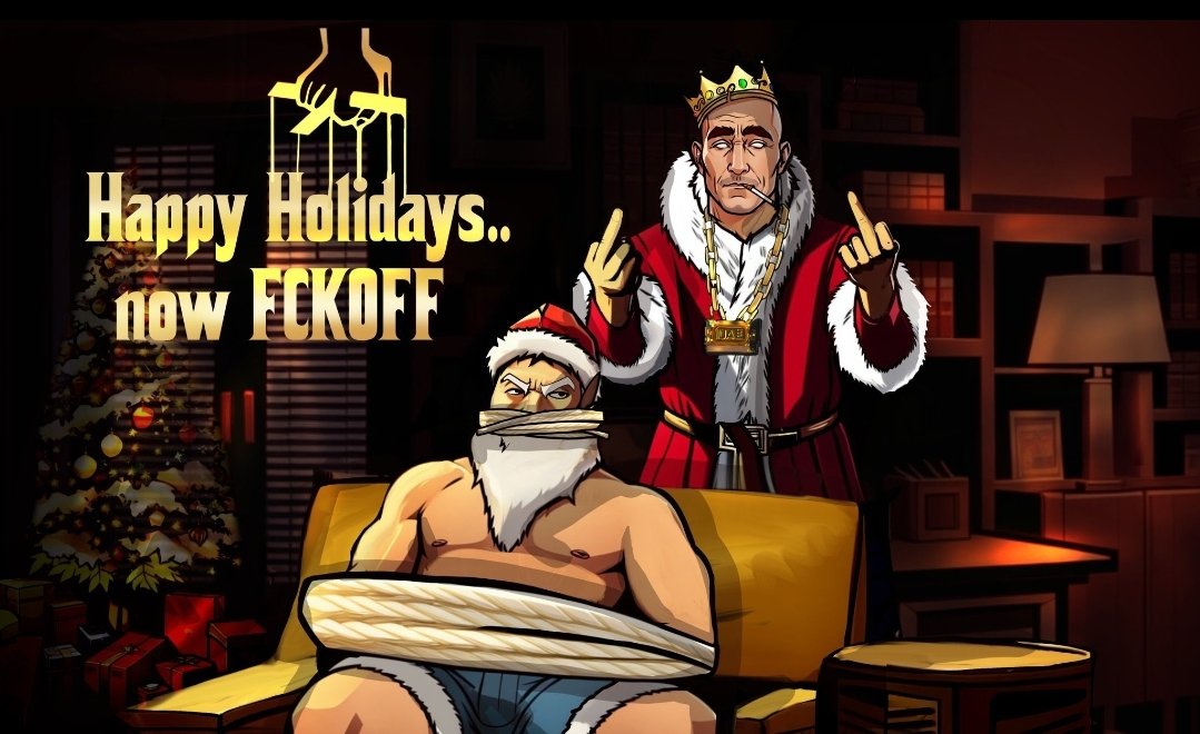 doginalBro's tweet photo. I hope u all have a very Merry Christmas 🎅  now kindly #FUCKOFF n make a degen play to change ur #Lifestyle for the better... #ETH #SOL #VET @JCFirelol13 @D3ath_Sp4wn_8x @vvardog13 https://t.co/LdJpplhCAm